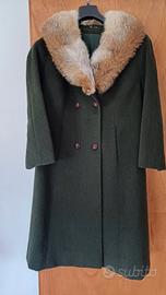 cappotto vintage pura lana vergine 