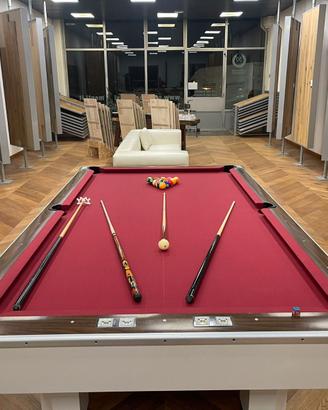 Biliardo pool americana a buche larghe