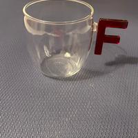 Tazzina caffè Kasanova Alphabet Lettera “F” NUOVA