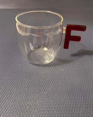 Tazzina caffè Kasanova Alphabet Lettera “F” NUOVA