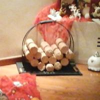 Porta legna comodo ed elegante