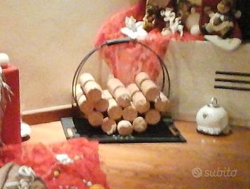 Porta legna comodo ed elegante