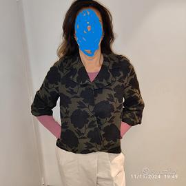 Giacca tessuto damascato