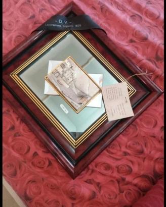 quadro d argento 925  con certificato di garanzia