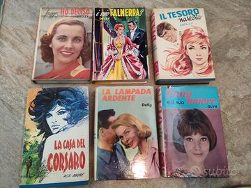 6 libri d'amore Vintage