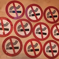 Cartello vietato fumare