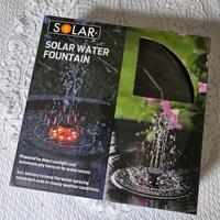 Fontana Solare per Laghetto o Giardino con Luci LE