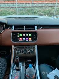 Carplay android auto x modelli range rover jaguar