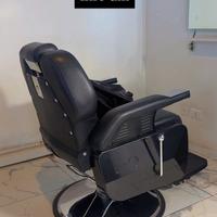 Poltrona barbiere carrello
