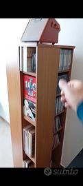 mobile porta cd libreria