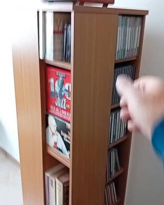 mobile porta cd libreria