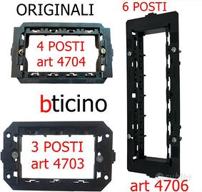 Bticino Living Classic supporti 3 4 6 posti