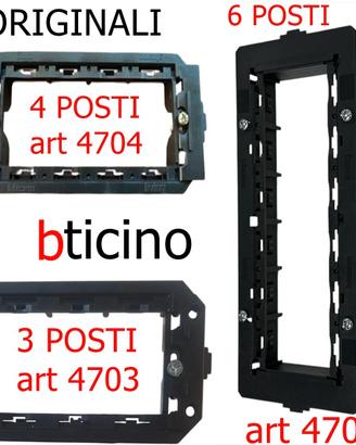 Bticino Living Classic supporti 3 4 6 posti