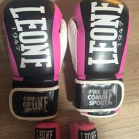 GUANTONI PER BOX E Kickboxing 10 OZ LEONE 