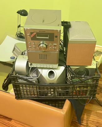 Stereo e casse sharp