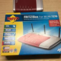 FritzBox 7270 v3 modem router ADSL2/2 + voip dect