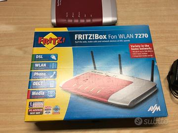 FritzBox 7270 v3 modem router ADSL2/2 + voip dect
