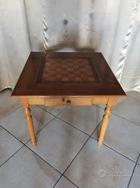 scacchiera in legno massello