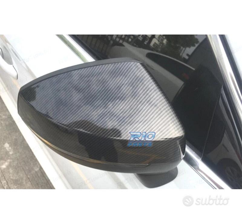 Coperture Specchietti Laterali Per Audi A3 S3 RS3 8V 2013-2019 - Nero Brillante
