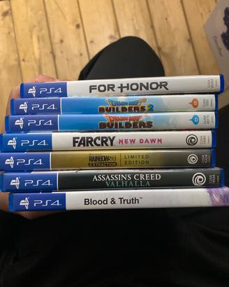 Lotto 7 Giochi PS4 - Dragon Quest AC Valhalla VR