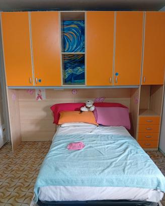 Cameretta a ponte con letto 1 piazza e mezza