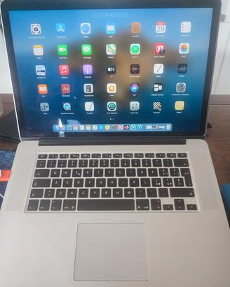 MacBook Pro 15 pollici Retina 16 GB RAM 500 GB SSD
