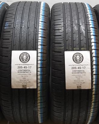 4 GOMME 205 45 17 CONTINENTAL A51262