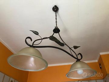 lampadario doppia lampada