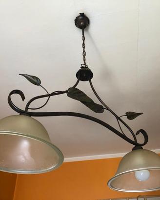 lampadario doppia lampada