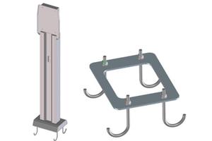 Cabur EVEVOFRAME cornice palo wallbox EV ricarica