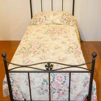 Letto Singolo in ferro battuto + rete e materasso