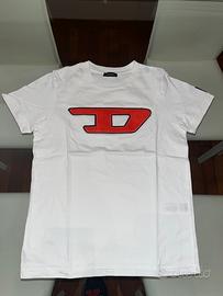 Maglietta bianca Diesel per bambino 8-10 anni