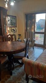 Tavolo + sedie legno massello anni 70'