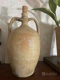 2 Anfore e 1 vaso di terracotta vintage