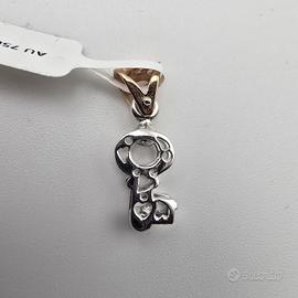 Ciondolo Chiave Oro 18 Kt