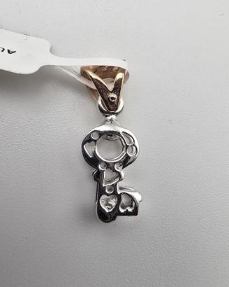 Ciondolo Chiave Oro 18 Kt
