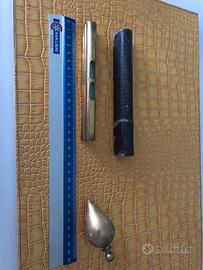 Bolla e filo a piombo in ottone