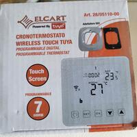 Cronotermostato wireless touch tuya