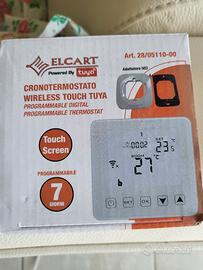 Cronotermostato wireless touch tuya