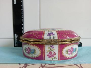 Scatola portagioie Sheng Kun in porcellana