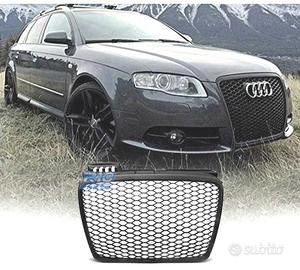 GRIGLIA PER AUDI A4 B7 LOOK RS NERO LUCIDO