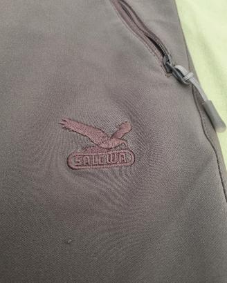 pantaloni Salewa verdi elasticizzati tg 50