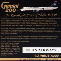 RARISSIMO - AIRBUS A320 N106US 1:200 GEMINI JETS