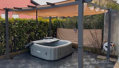 Vasca Idromassaggio Jacuzzi + Pergolato Pavimento