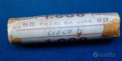 ROTOLINO DA 20 LIRE 50 PEZZI CIECO D VEDI FOTO