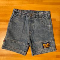 Pantaloncino shorts denim bimbo/a Bob the Builder