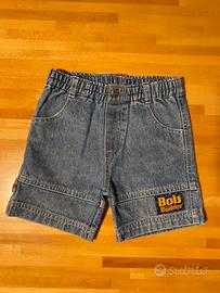 Pantaloncino shorts denim bimbo/a Bob the Builder