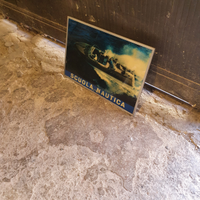 Insegna luminosa vintage scuola nautica