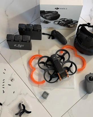 DJI Avata 2 + Goggles N3 + RC Motion 3 + 6 batteri