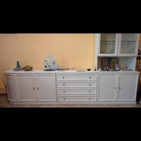 soggiorno bianco laccato. 